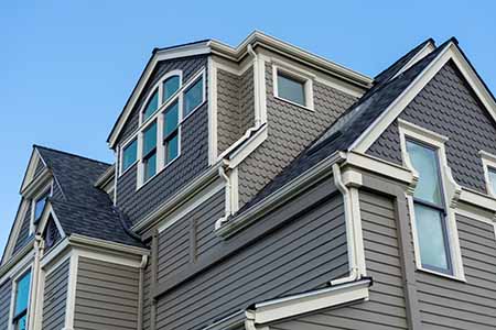 house with vinyl siding